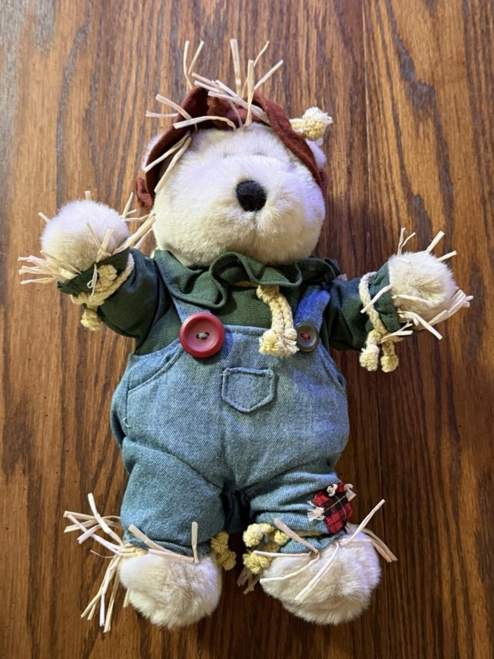 Starbucks Straw Bearista Bear Fall Decor 2001 16th Edition 10”